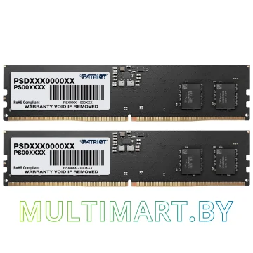 Оперативная память Patriot Signature Line 2x16GB DDR5 PC5-38400 (PSD532G4800K)